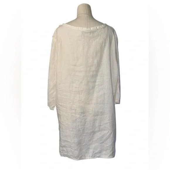 HEART’S DESIRE LINEN cream Top - Size Medium - Picture 6 of 8